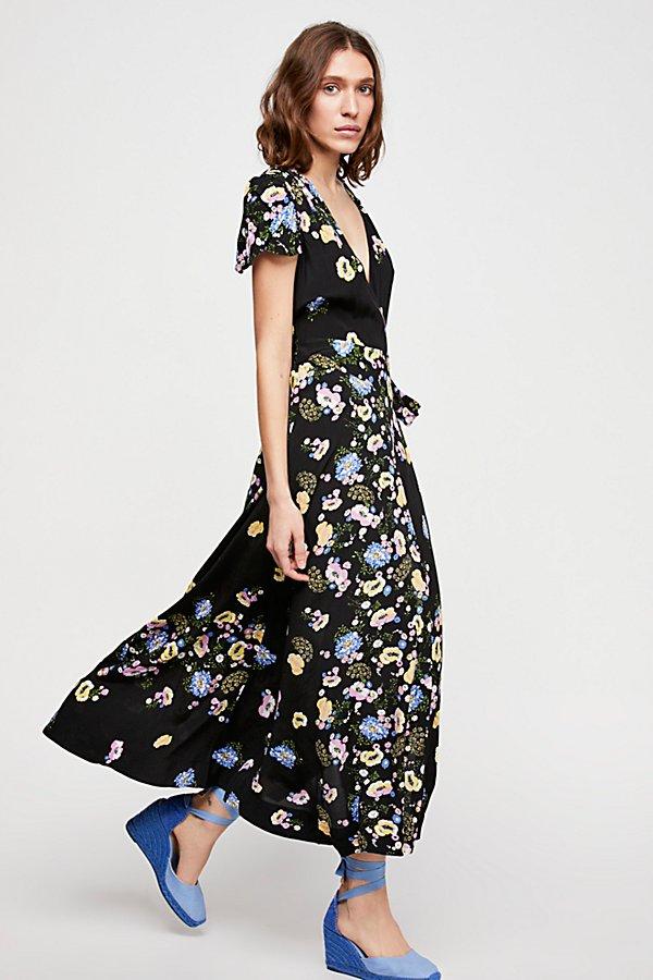 Gorgeous Jess Wrap Maxi Dress By Free People